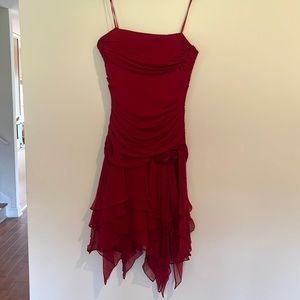 BCBG Maxazaria Red Dress 10 things Julia Stiles